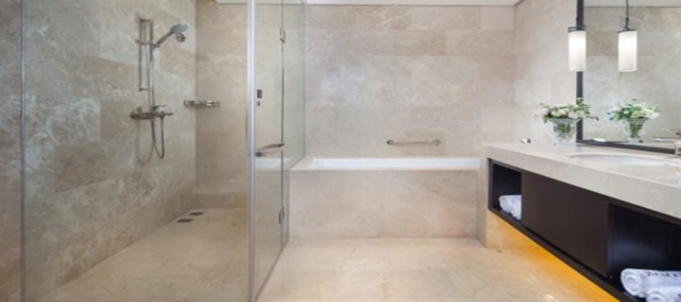 Dusche, Handtücher