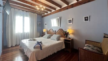 Superior kamer, 1 twee- of 2 eenpersoonsbedden | 14 slaapkamers, lakens van Egyptisch katoen, luxe beddengoed
