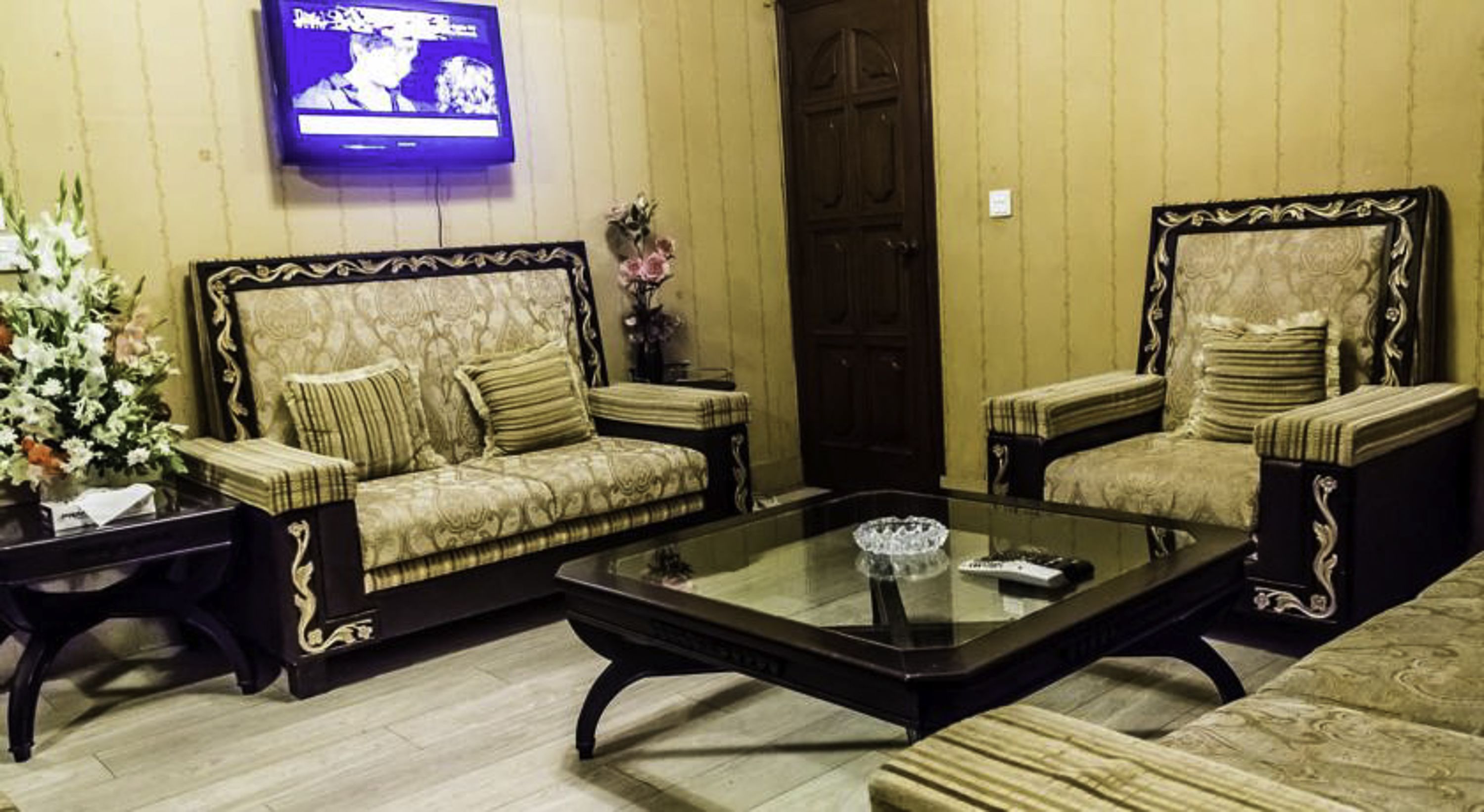 Sala de estar en el lobby