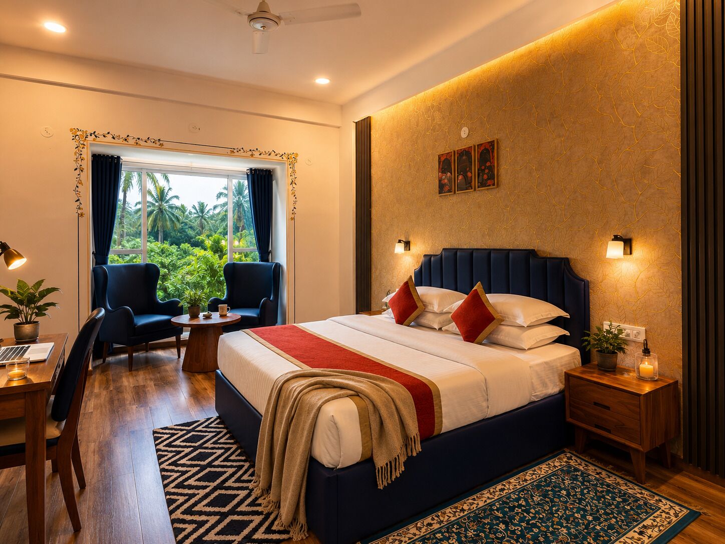 Luxury Double or Twin Room, 1 King Bed, Non Smoking, River View | Egyptian cotton sheets, premium bedding, memory-foam beds, free WiFi