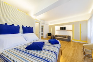 Suite Deluxe, 1 grand lit et 1 canapé-lit, sauna