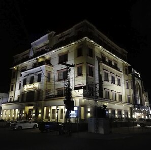 Front of property - evening/night