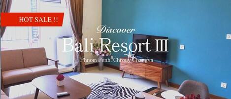 Apartment, 1 Bedroom with 1 Sleeping Pad, River View | Living area