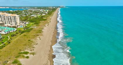 At the heart of Ocean Village. Private beach, gym, tennis, golf, pools, etc...