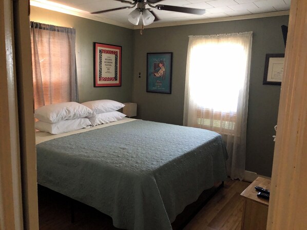 2 bedrooms, iron/ironing board, travel crib, WiFi