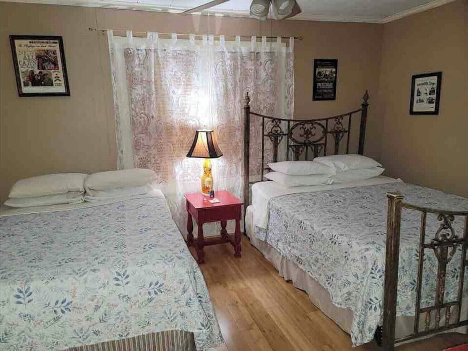 2 bedrooms, iron/ironing board, travel crib, WiFi