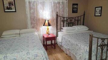 2 bedrooms, iron/ironing board, travel crib, WiFi