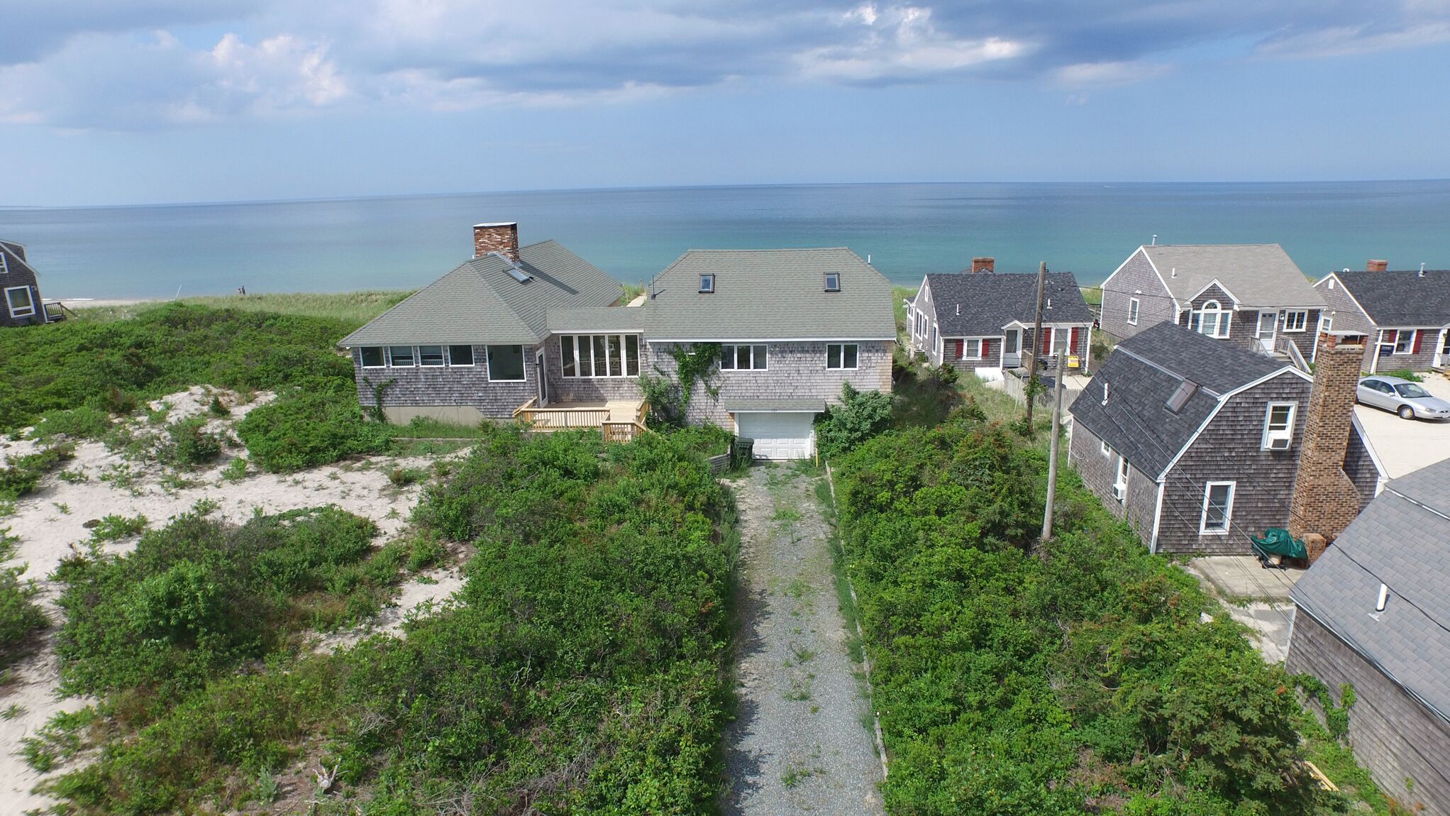 Oceanfront Home with Central A/C on Cape Cod Bay
