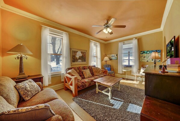 Smart TV, video games, DVD player, books