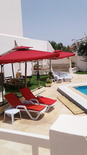 Property grounds - Magnifique villa avec piscine privée à Chott Mariem (Chott Meriem)