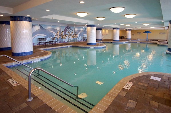 Indoor pool, outdoor pool