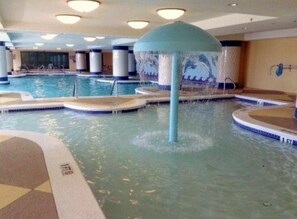 Indoor pool, outdoor pool