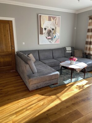 Smart TV, fireplace - Country home with a view of green fields (New Ross)