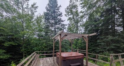 Gemütliche, komfortable, rustikale Skihütte am Fuße des Ski Brule Skiberg