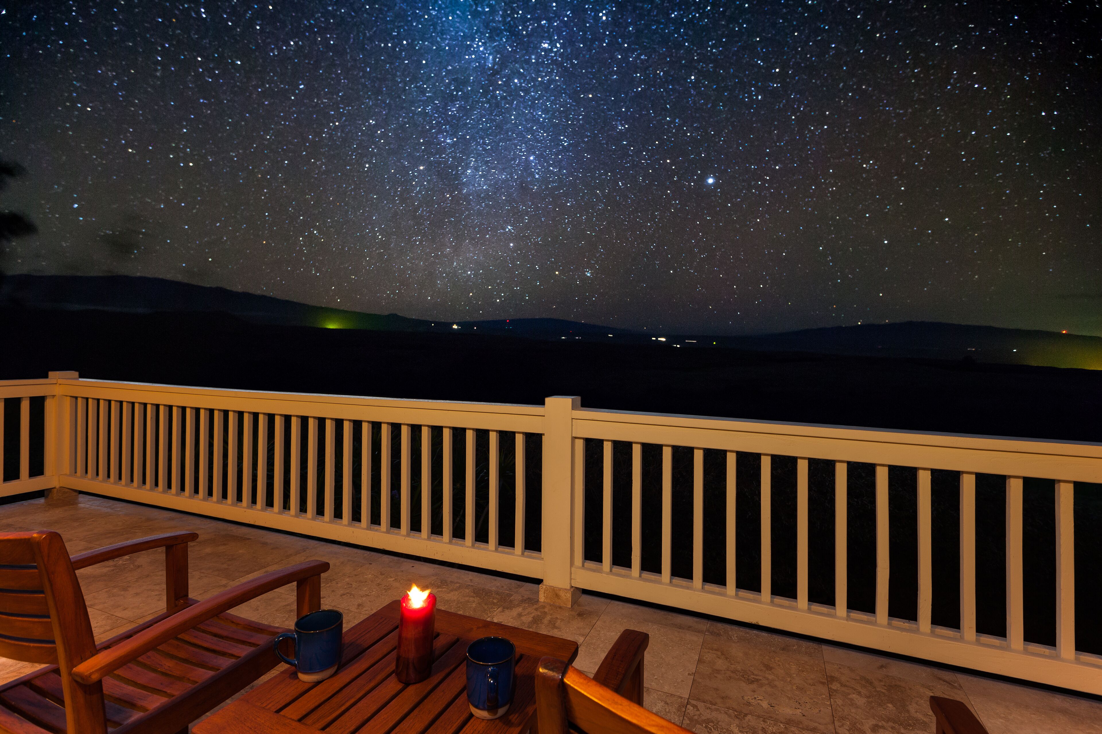 Stargaze at your leisure...
