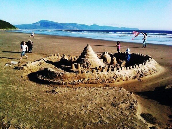 Accommodatie ligt op het strand