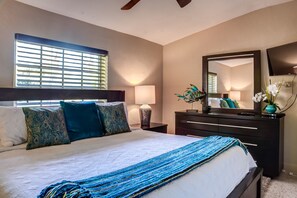 2 bedrooms, iron/ironing board, travel crib, free WiFi