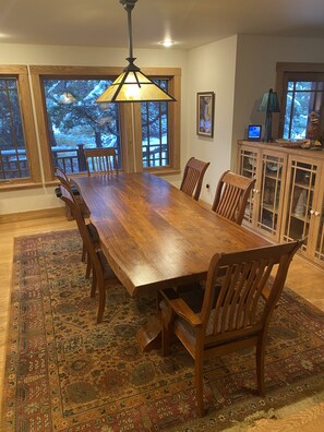 Dining - Luxurious, Family-Friendly Mountain Lodge Near Yellowstone and Cody, Wyoming. (Cody)