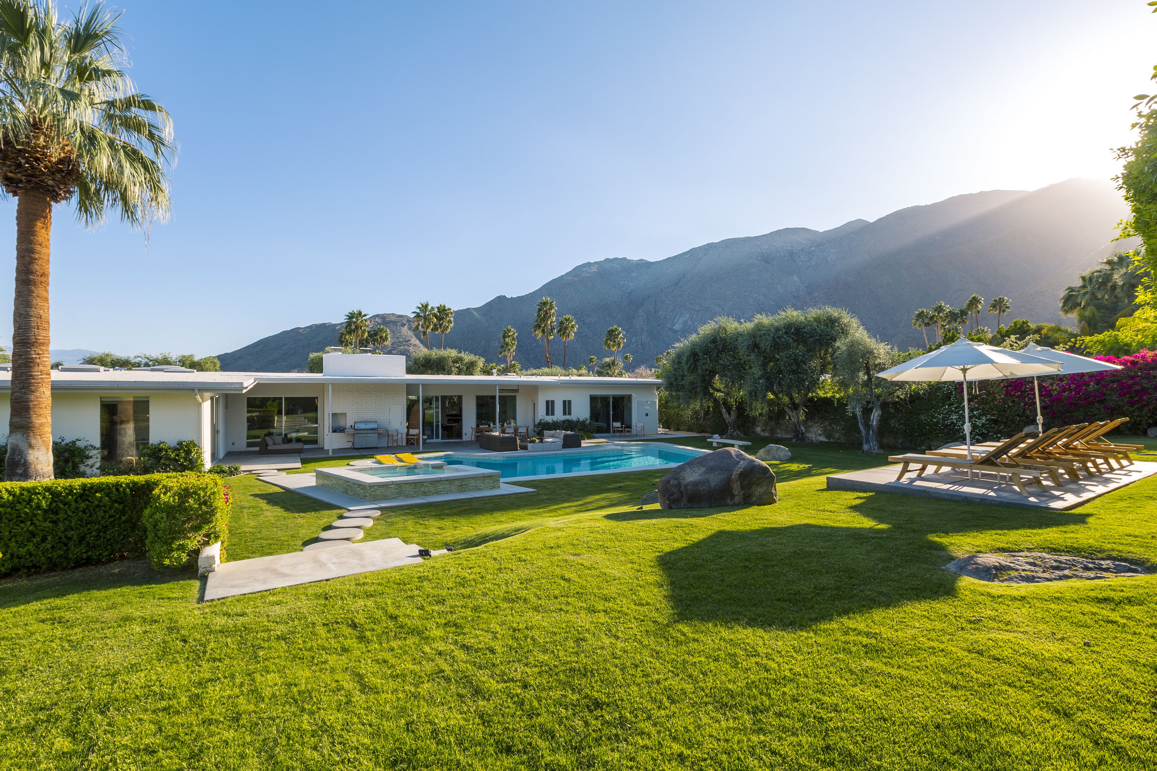Backyard mountain views