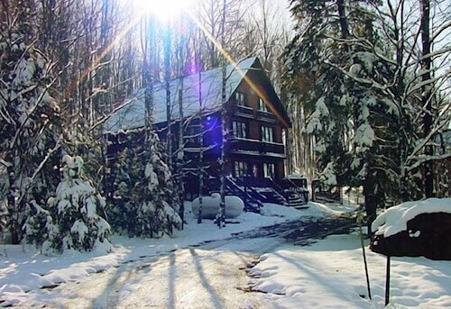 Nordic Haus chalet nestled in the serene woods of Ski Brule Village