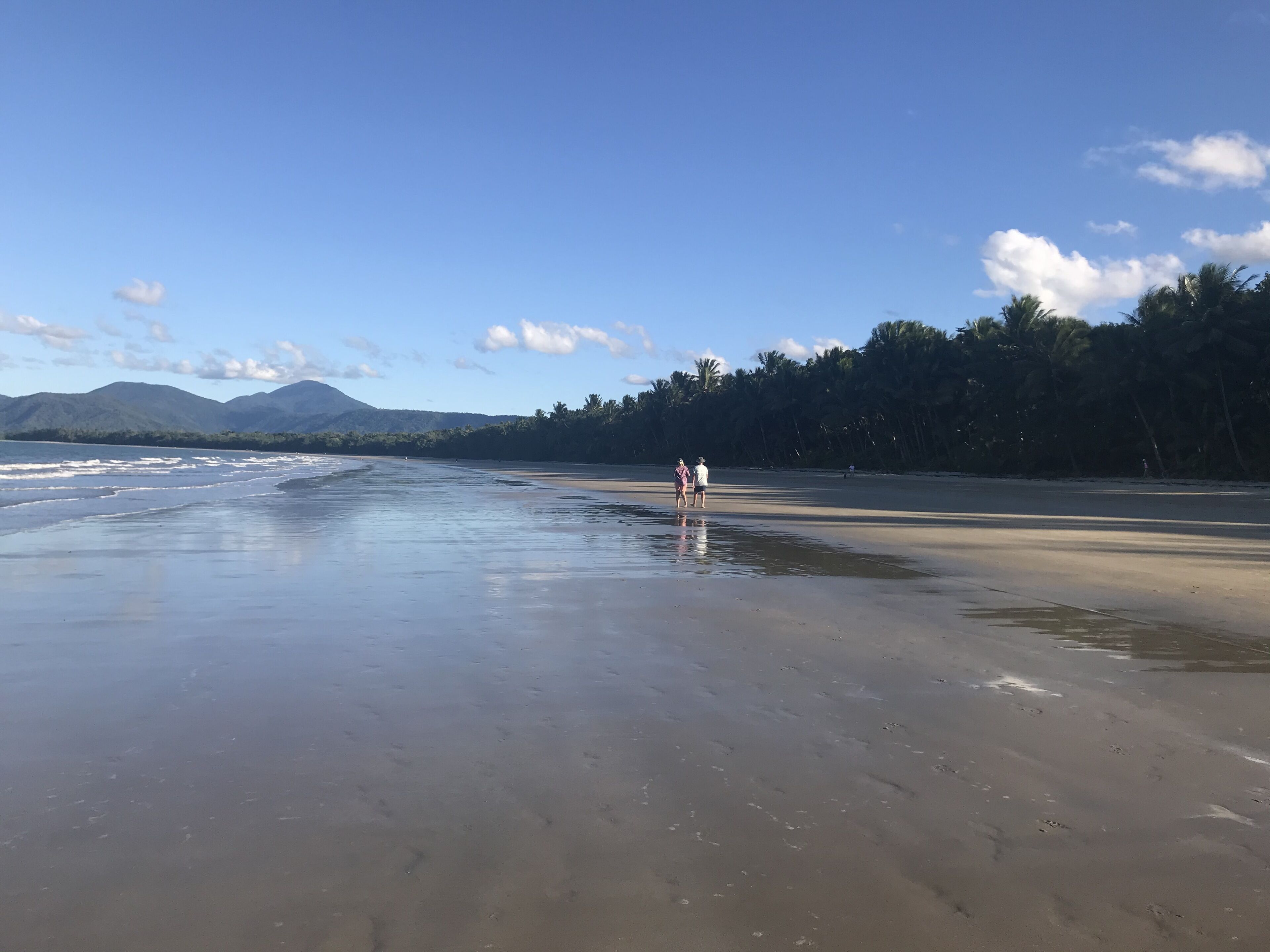 Beach nearby, sun loungers