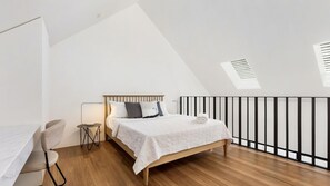 1 chambre, bureau, fer et planche à repasser, Wi-Fi gratuit