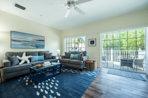 Smart TV, DVD player, books