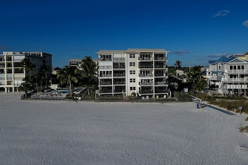 Building sits right on the beach!