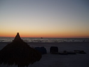 Sun loungers, beach towels