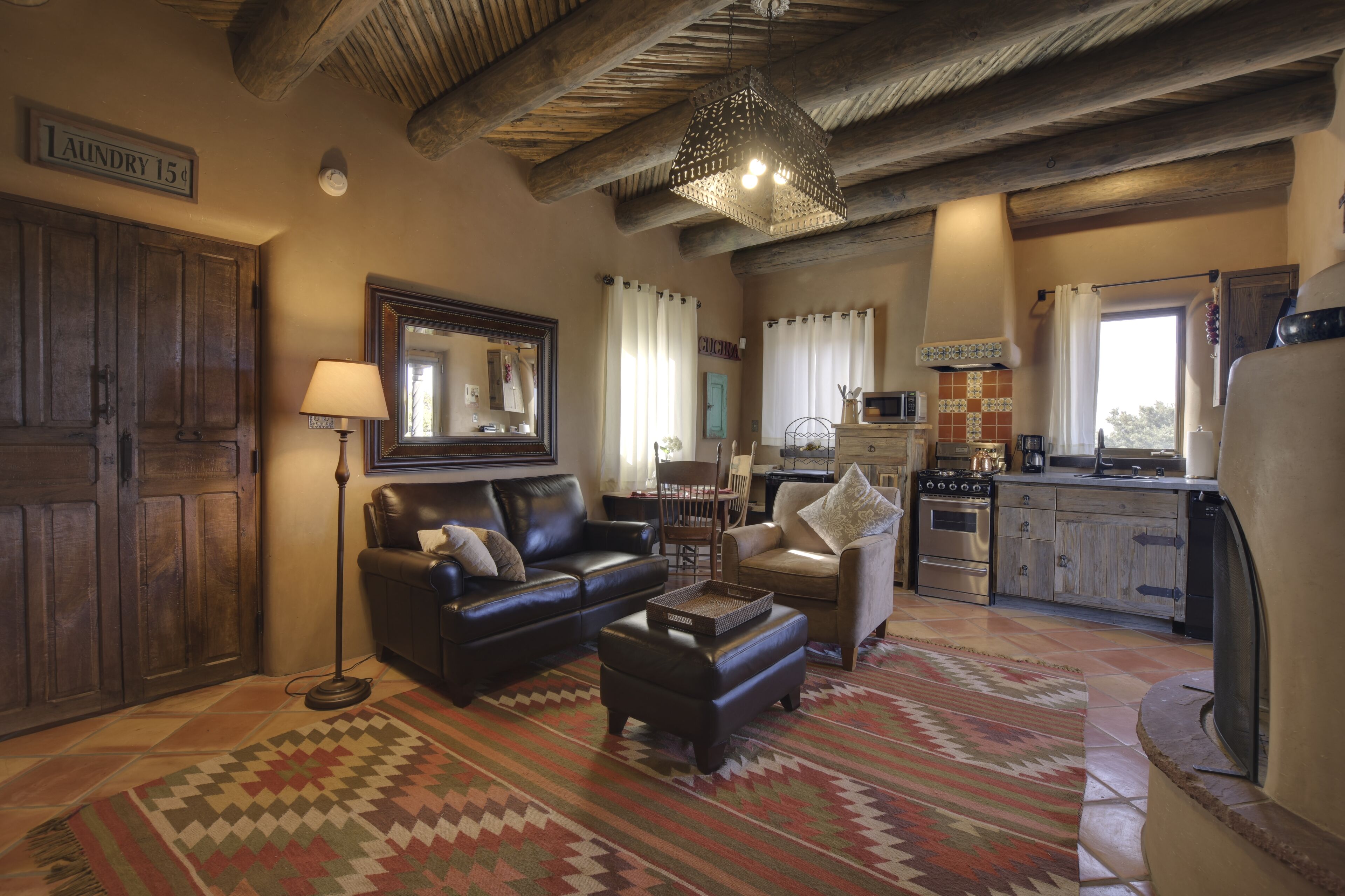 电视、壁炉、DVD 播放器、书