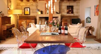 5mn de Villandry: Chùteau et Jardins : Charme d'une ferme du 17e s. restaurée