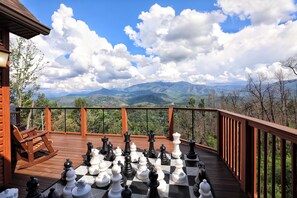 Property grounds - PHENOMINAL Luxury Cabin! AMAZING VIEW! Huge Game Room! 7 Fireplaces! 4 Masters! (Gatlinburg)
