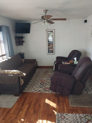 TV, video games, DVD player, stereo