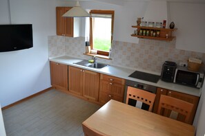 Fridge, microwave, oven, stovetop - Charming apt in beautiful Soča valley (Zatolmin)