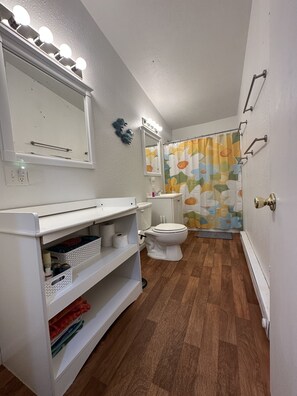 Duschwanne, Toilettenpapier