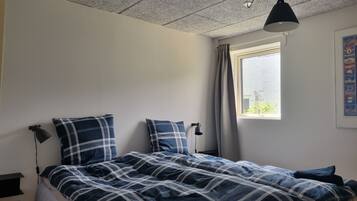 2 bedrooms, iron/ironing board, travel crib, free WiFi