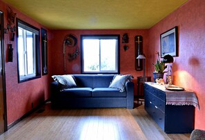 TV connectée, lecteur de DVD, livres, vidéothèque