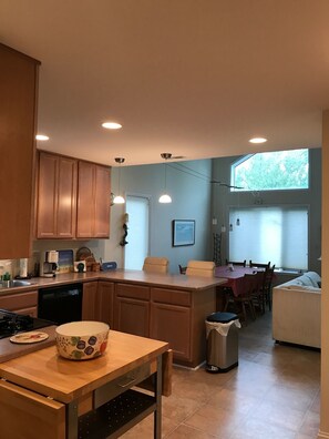 Fridge, microwave, oven, stovetop - Spacious Beach House Retreat, 1 1/2 Blocks From Ocean! (Cape May Point)