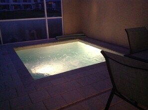 Indoor pool, a heated pool