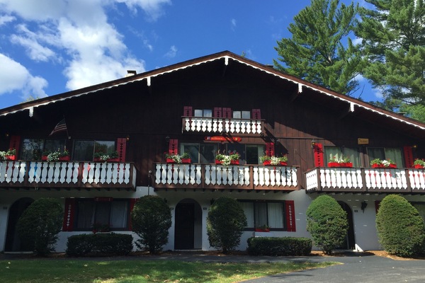 View from the outside - our unit is end on the left