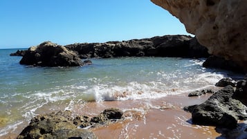 Perto da praia, toalhas de praia