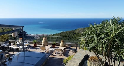 Appartement Gardenia prĂšs de Bordighera avec une vue enchanteresse sur Montecarlo