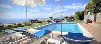 Gardenia Wohnung in der Nähe von Bordighera mit bezauberndem Blick auf Montecarlo