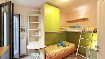 2 bedrooms, iron/ironing board, travel crib, WiFi