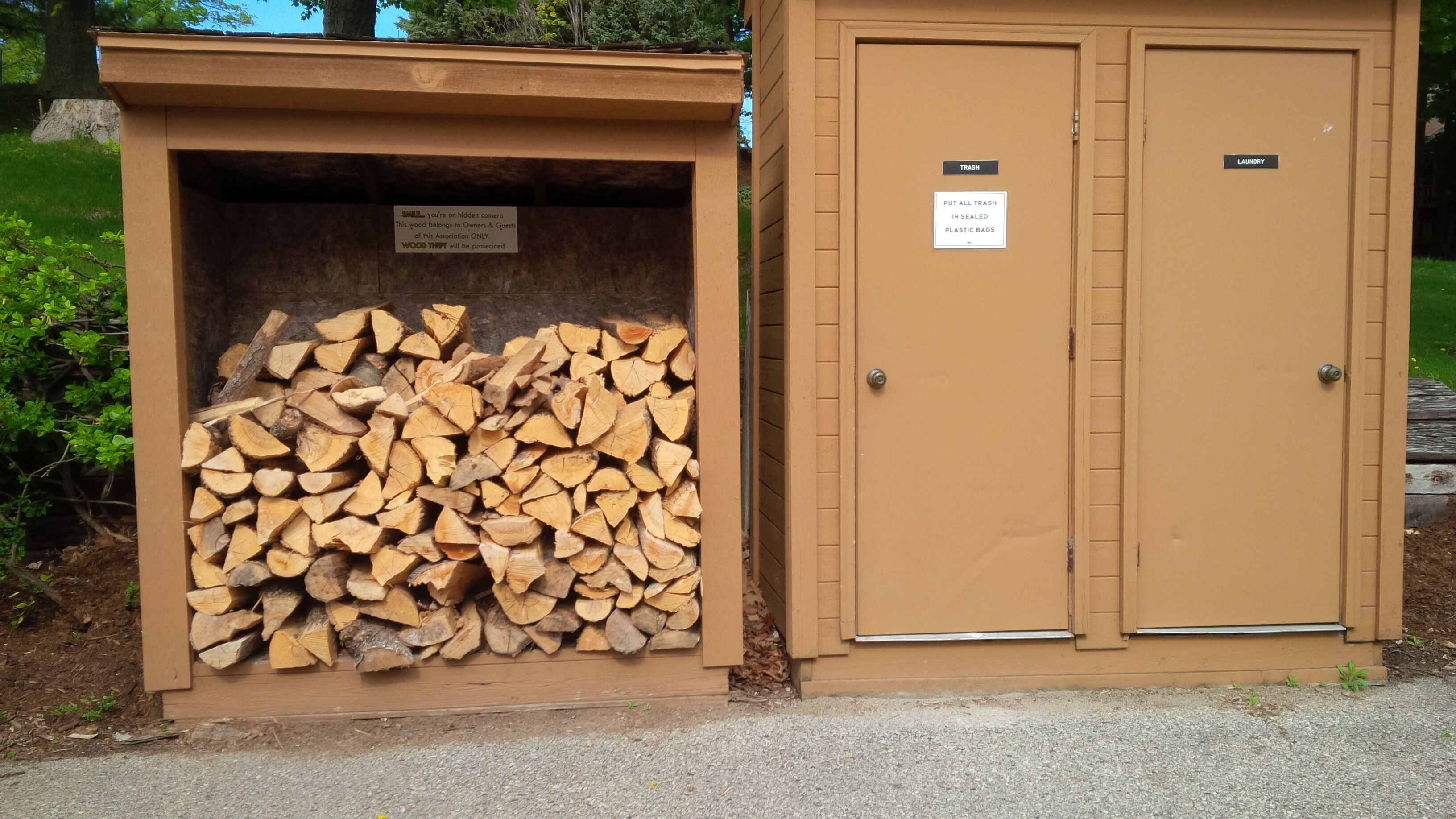 Enceinte de l’hébergement