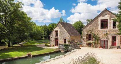 Moulin avec lac privé | Fibre Wi-Fi | Bourgogne
