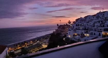 Große Terrasse, herrlicher Meerblick, sonnige Bedingungen! Oben auf Playa Burriana!