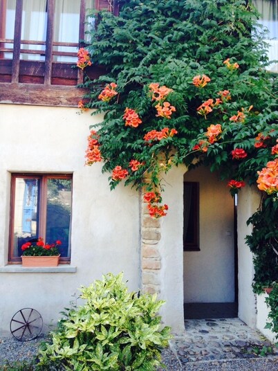 Modern renovated barn in the Pyrenees, large outdoor space & large pool