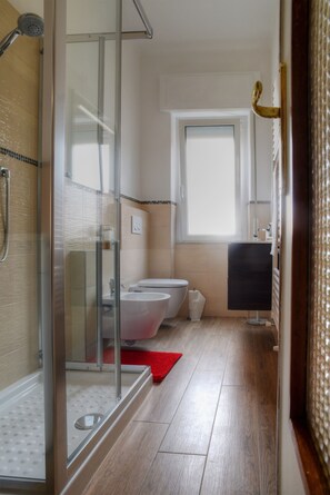 Shower, hair dryer, bidet
