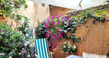 Near the sea and towns of art apart. with terrace in lovely hilltop village